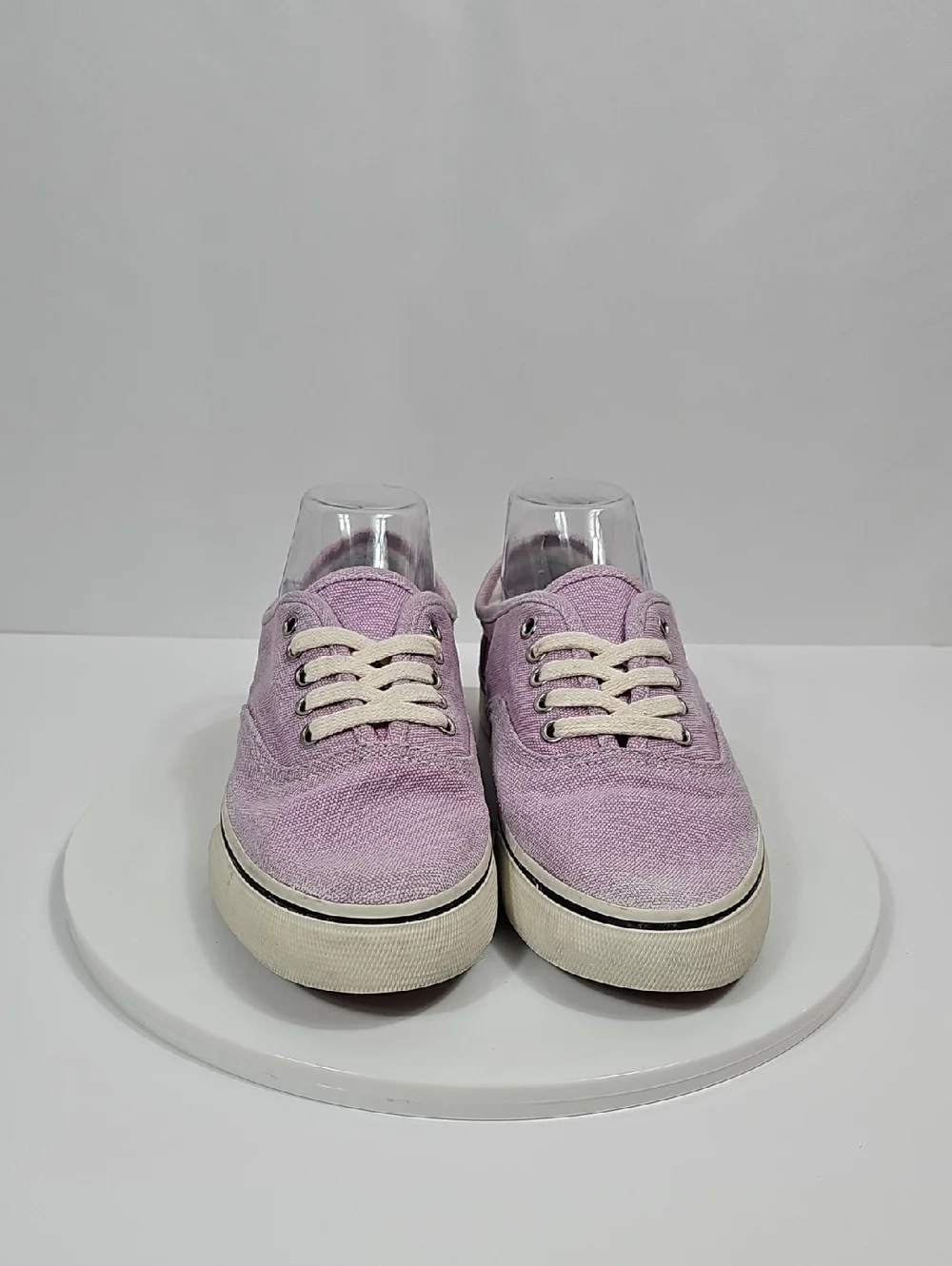 NWOT Re/Done 70s Low Top Skate Sneakers Faded Lilac Purple Canvas 40